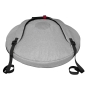 Preview: Sela Handpan Tasche SE-219 - 15mm Polsterung - verstellbare Schultergurte - Grau